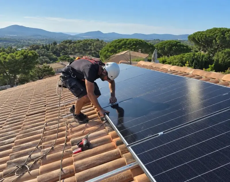 Installateur panneaux solaires Eygalières — pose photovoltaïque sur toiture
