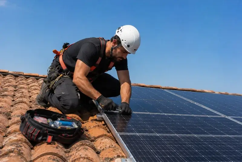 Maintenance et monitoring de panneaux solaires à Eygalières