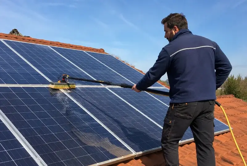 Nettoyage et entretien de panneaux solaires à Eygalières