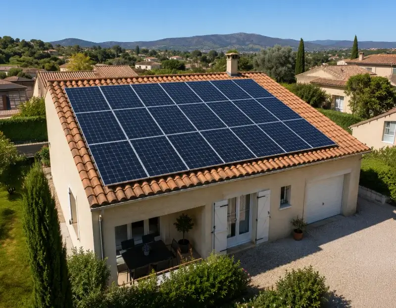 Prime à l'autoconsommation panneaux solaires Eygalières — aide financière de l'État